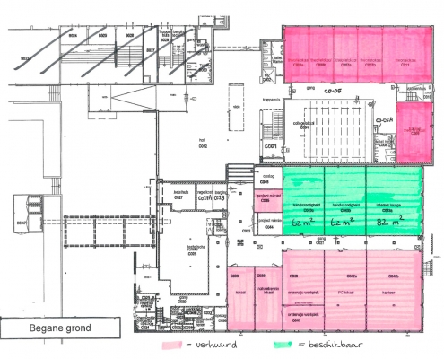 plattegrond-beschikbare-ruimte-begane-grond-Gebouw-C
